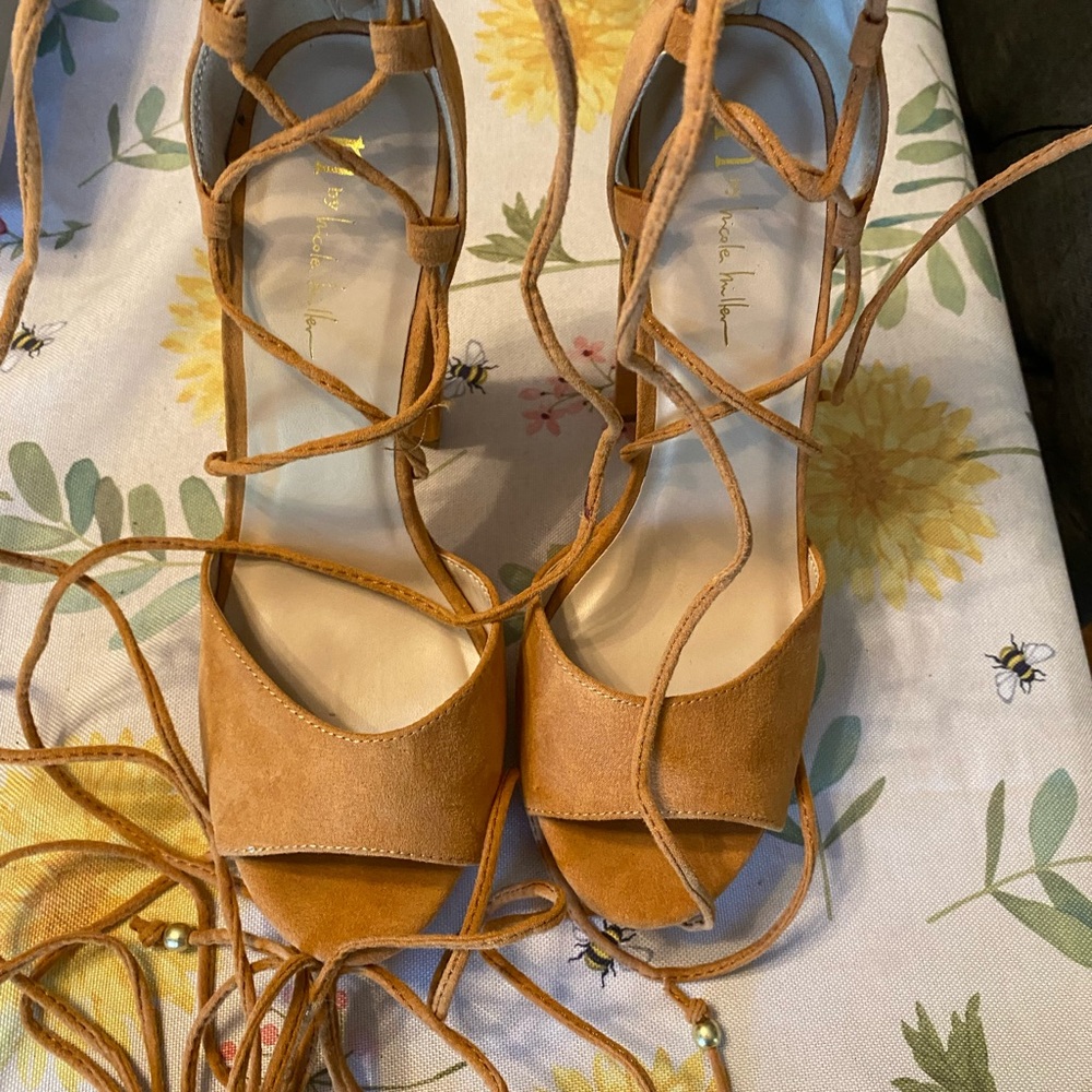 Nicole Miller high wrap around heels brand new - Picture 4 of 6